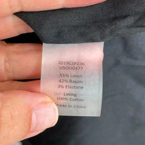 Universal Standard Black Linen Blend Atlas Blazer - Picture 8 of 9